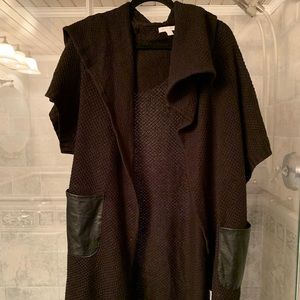 New York & Co black wrap sweater